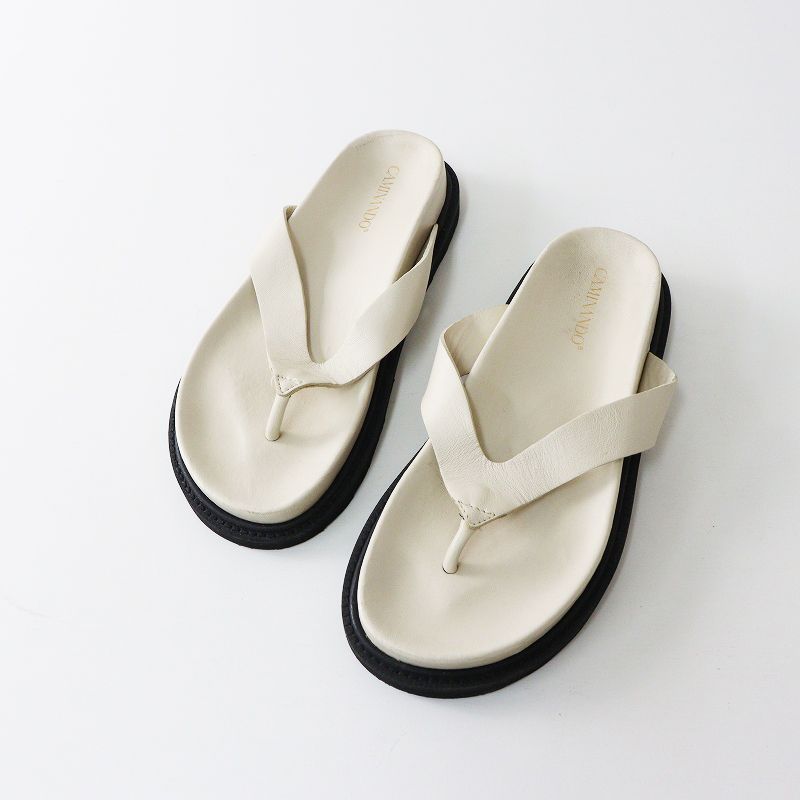 ドゥーズィエムクラス購入 カミナンド CAMINANDO レザートングサンダル