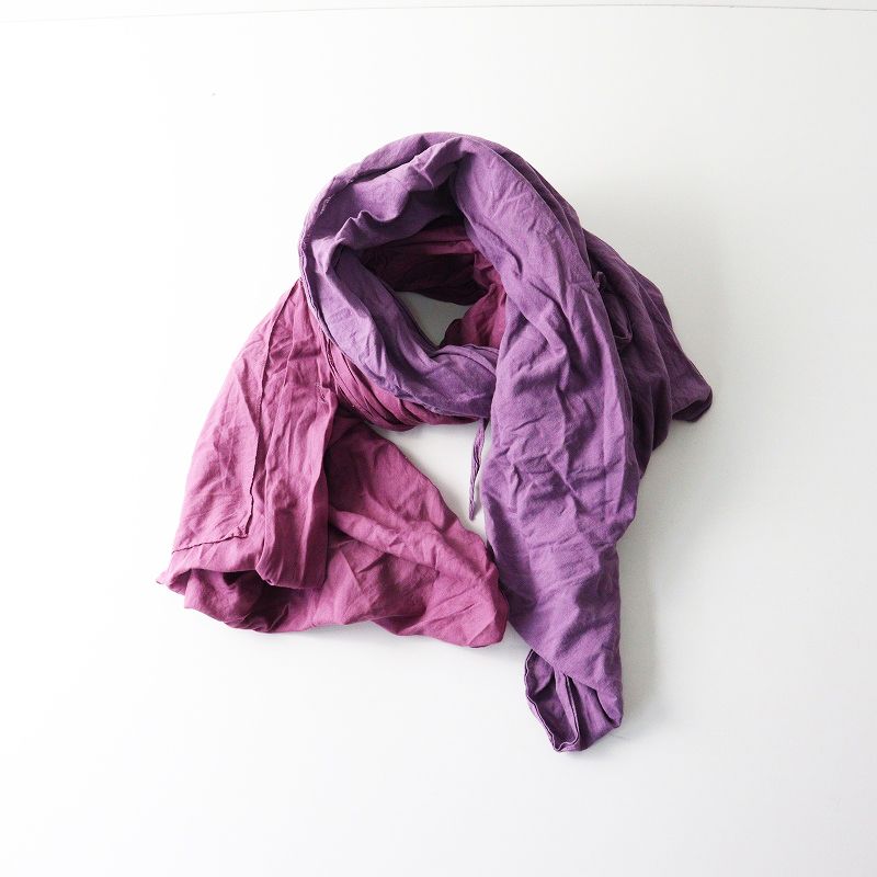 kapital  キャピタル　ストール キャピタル KAPITAL ツートン 三角 ストール ｜パープル系 大判