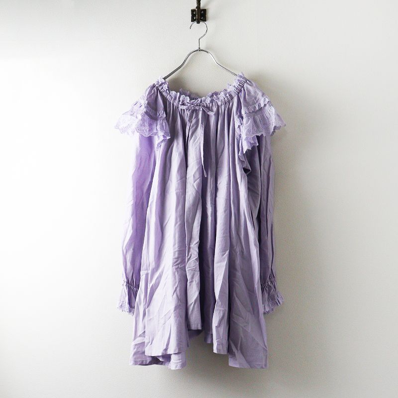 未使用 2025SS ピンクハウス PINK HOUSE コットンレース使いチュニック