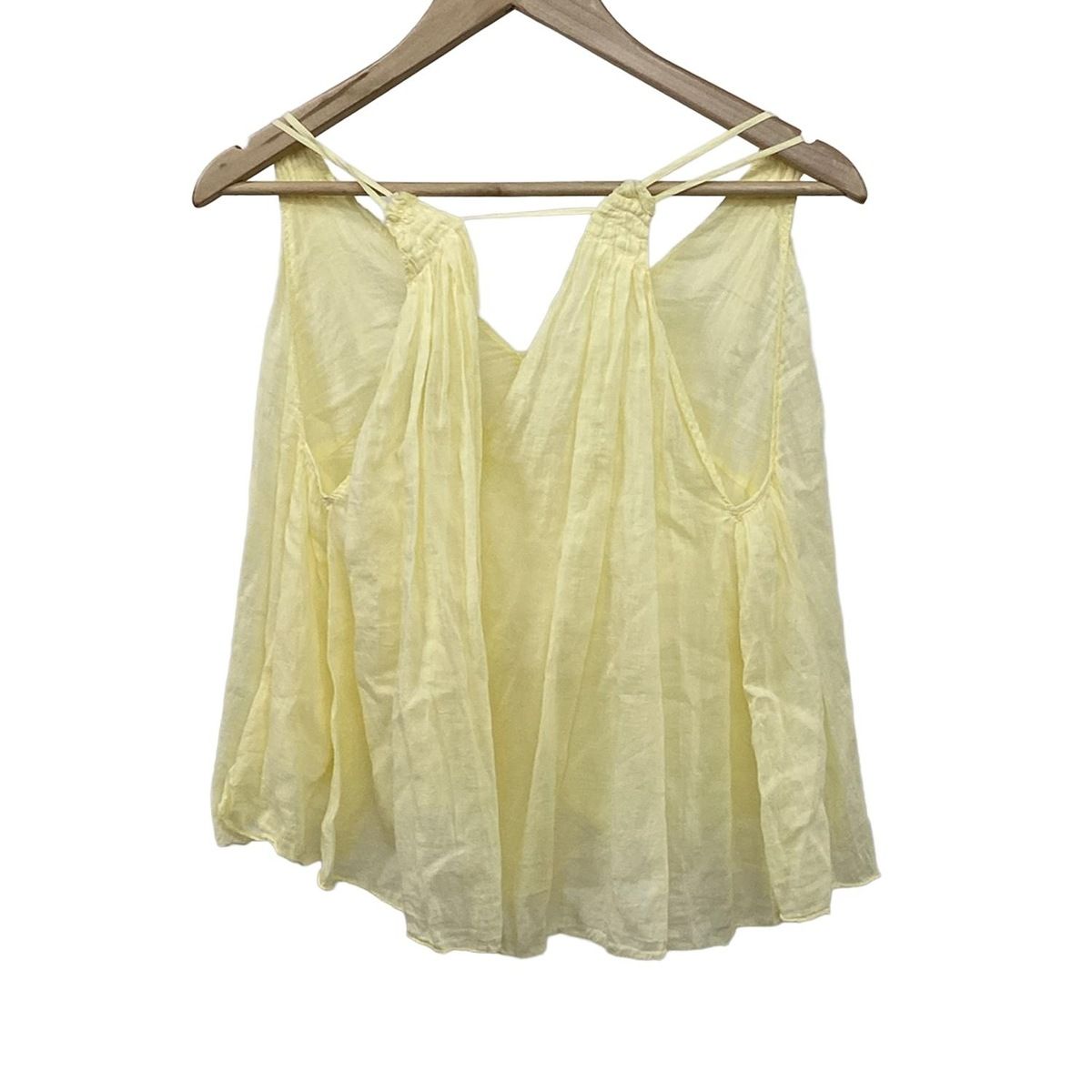 forte_forte フォルテフォルテ キャミソール サイズ1 S レディース - イエロー コットン シルク