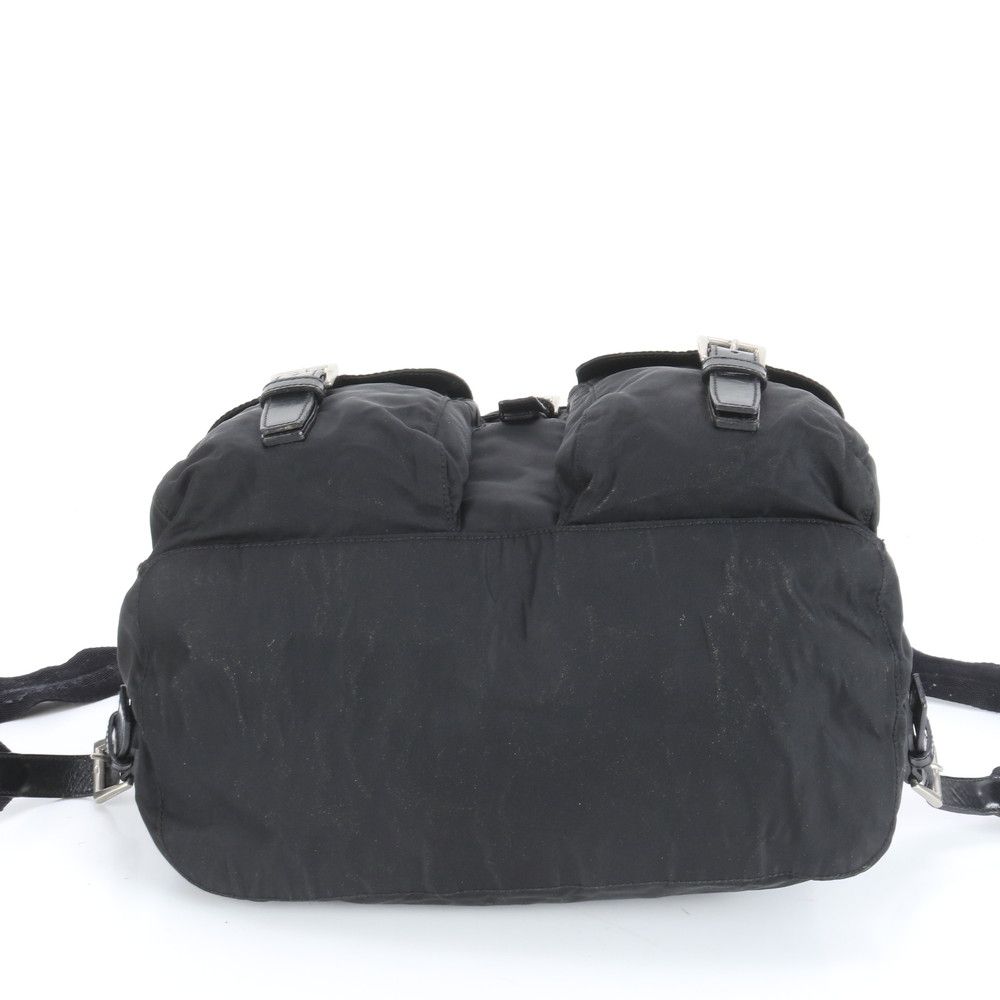 極美品 プラダ テスート ナイロン 三角 トライアングル ロゴ レザー