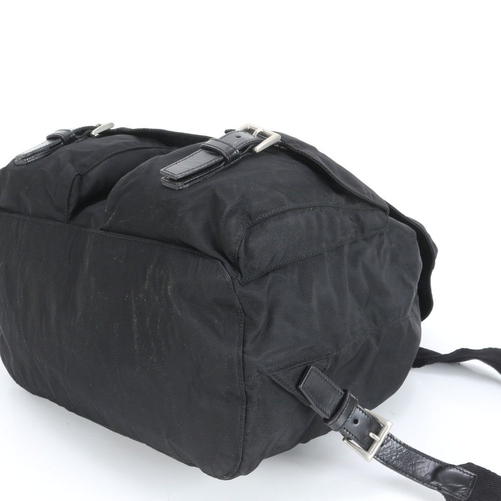 極美品 プラダ テスート ナイロン 三角 トライアングル ロゴ レザー