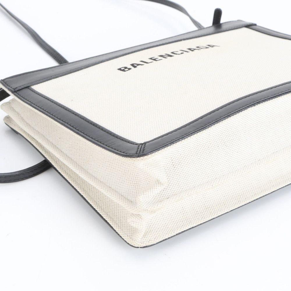 極美品 バレンシアガ ネイビー ポシェット レザー ショルダーバッグ