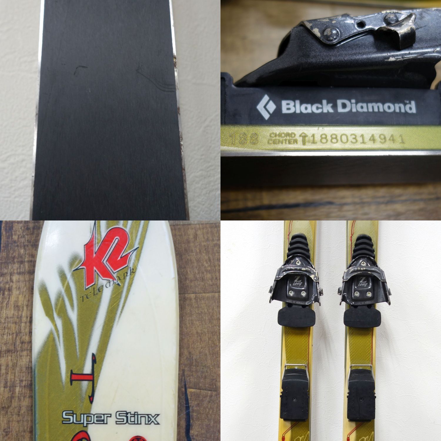 ケーツー K2 Super Stinx 188cm センター70mm ビンディング Black