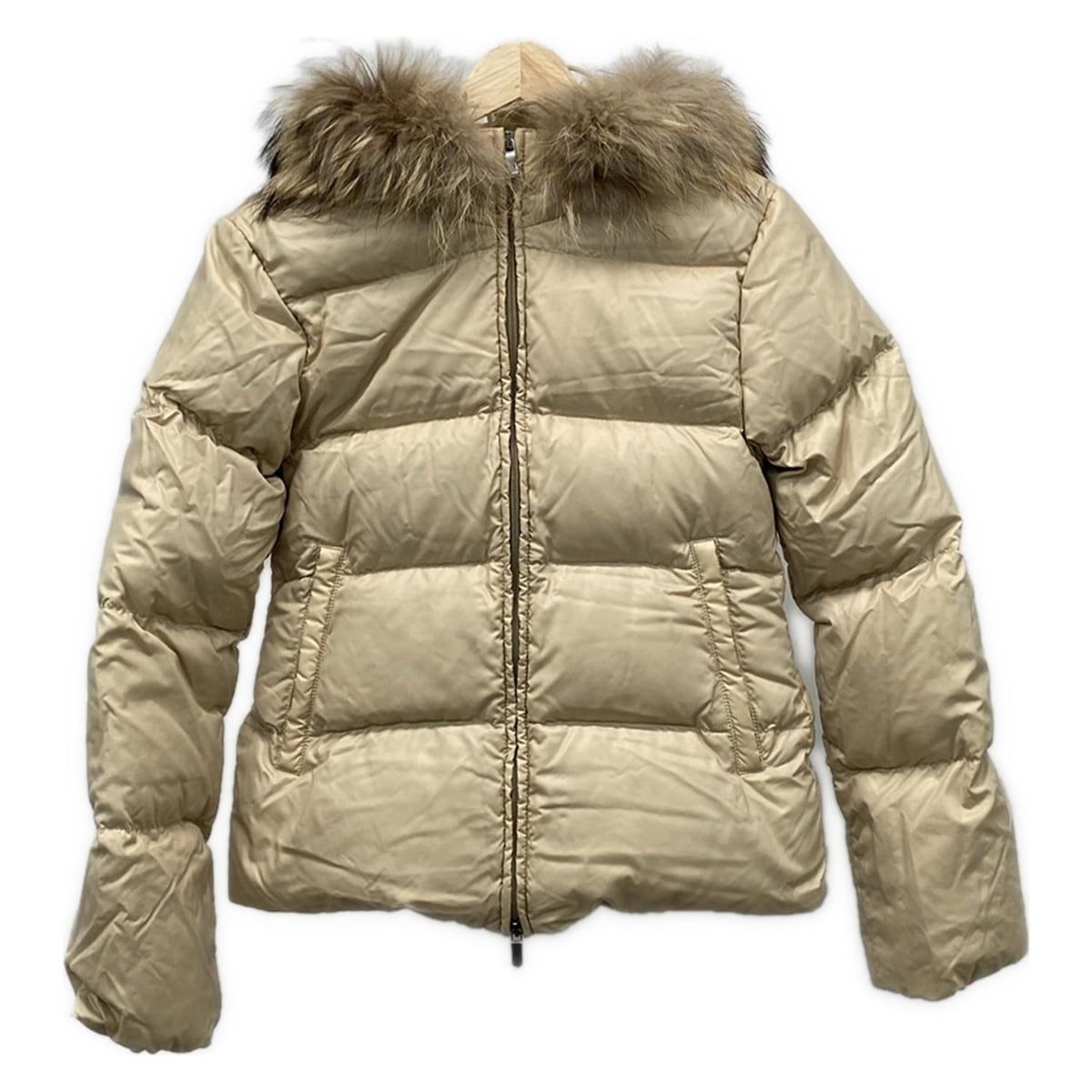 DUVETICA正規品・美品ベージュ ダウンジャケット・レディース DUVETICA(デュベティカ) ダウンジャケット サイズ38 S レディース