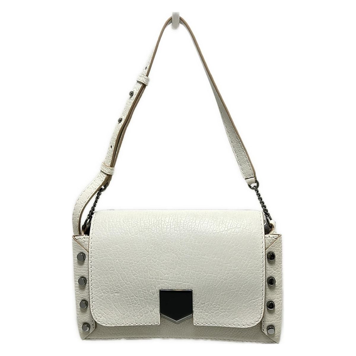 JIMMY CHOO(ジミーチュウ) ショルダーバッグ ロケットプティ 080003 白