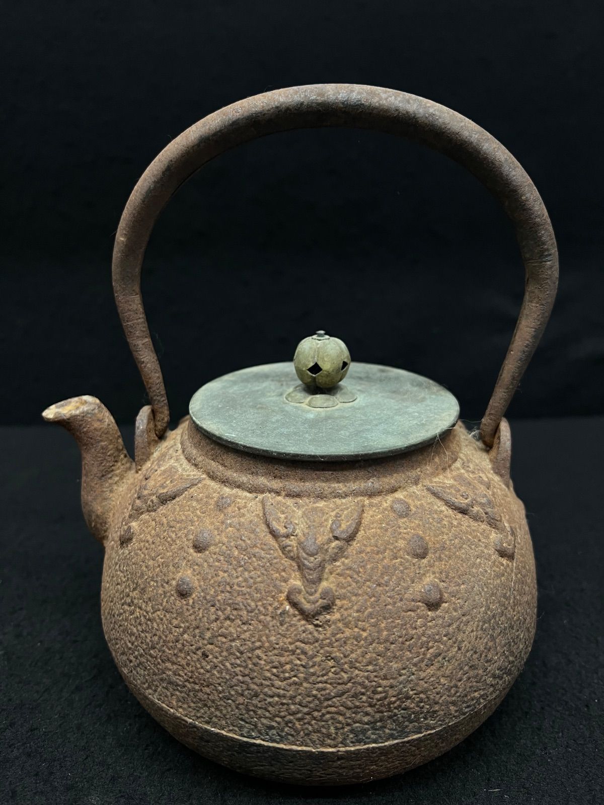 鉄瓶 / 龍文堂 】 工芸品 金属工芸品 囲炉裏 骨董品 - メルカリ