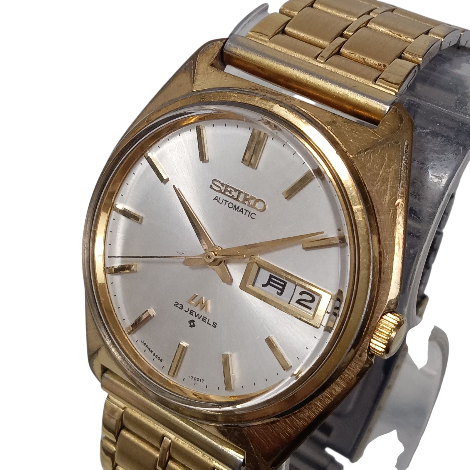 【希少・稼動品】SEIKO Lord Matic LM ゴールド 自動巻き腕時計 稼働 良品】1129-3 SEIKO LORD MATIC LM セイコー ロードマチック 5606