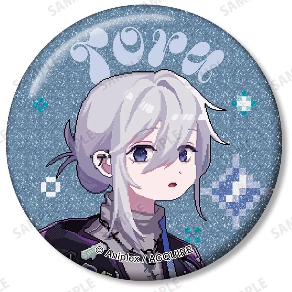 炭木トオル グリッター缶バッジ フーカーヘイズ Hookah Haze 中古】バッジ・ビンズ A.炭木トオル 「Hookah Haze トレーディング