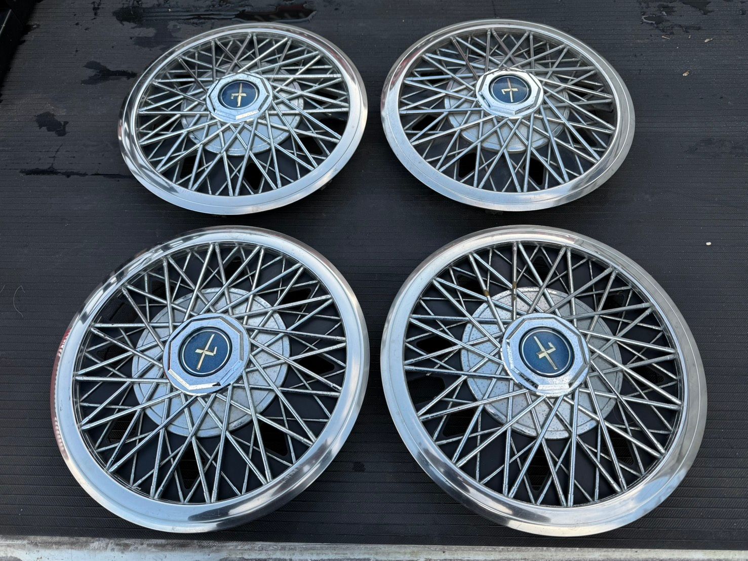 S 99702 日産430グロリア ホイールキャップ メッキ加工