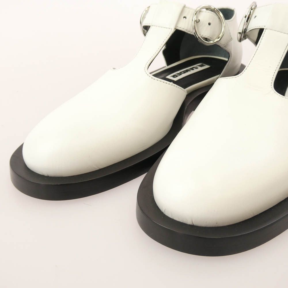 JIL SANDER ジルサンダー JS36055A Tバー ストラップ レザー シューズ