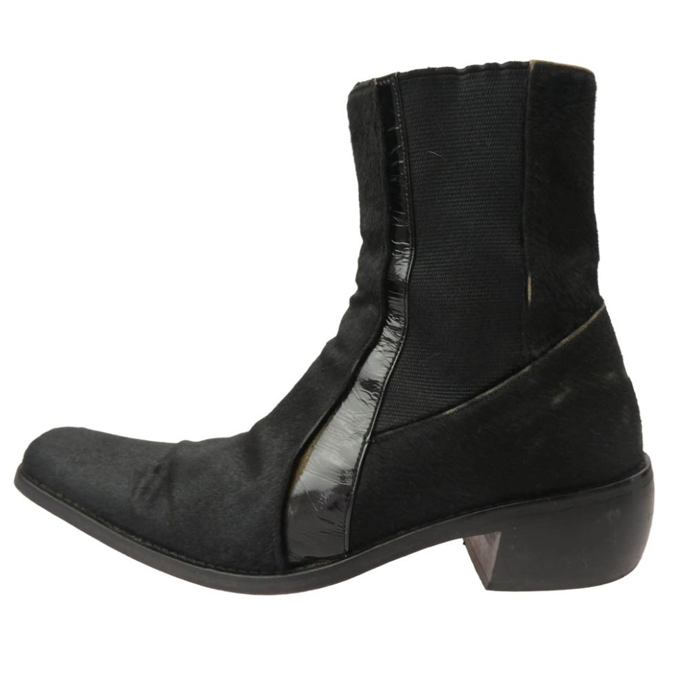 5351プールオム 5351POUR LES HOMMES サイドゴア ハラコ レザー ブーツ