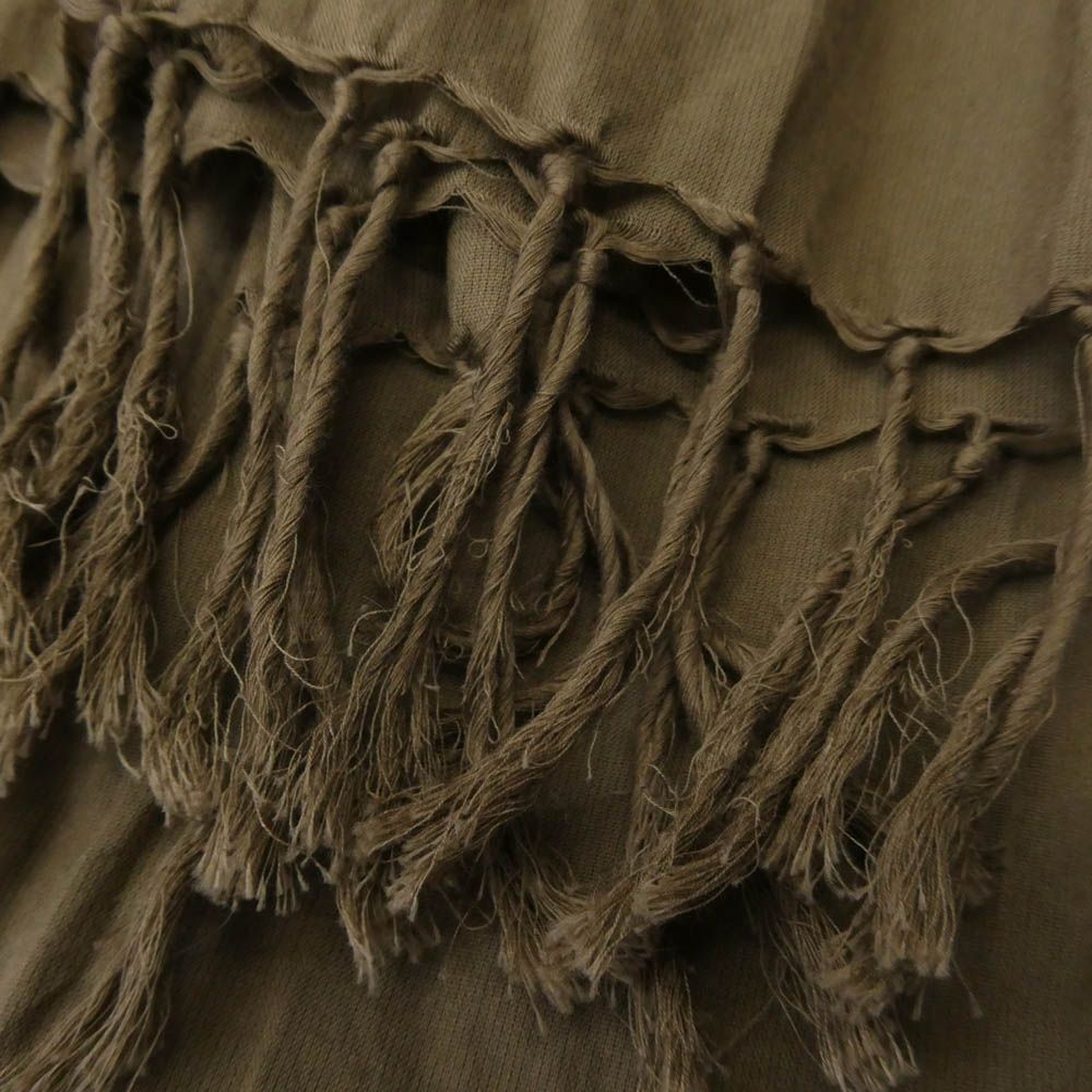 DIOR HOMME ディオールオム 05SS エディ期 フリンジ コットン ストール