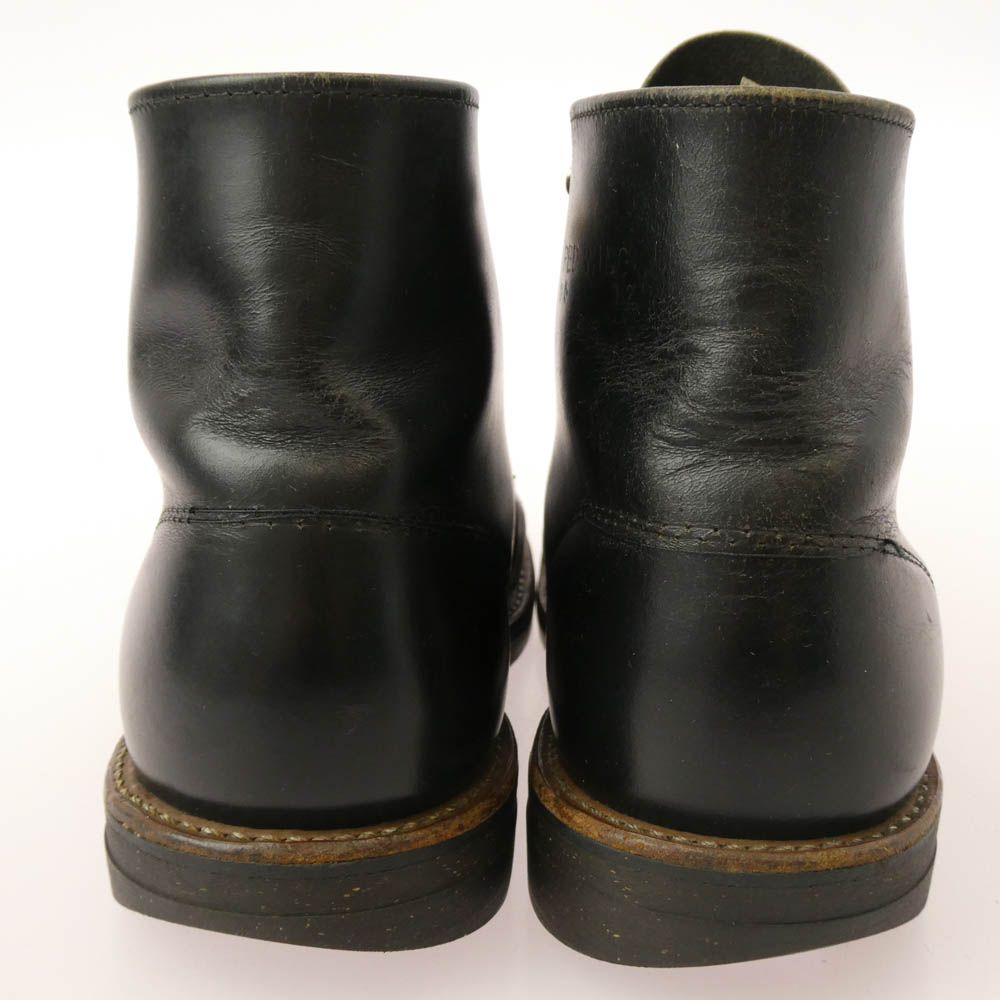 RED WING レッドウィング 8153 羽タグ プレーントゥ ブーツ ブラック系