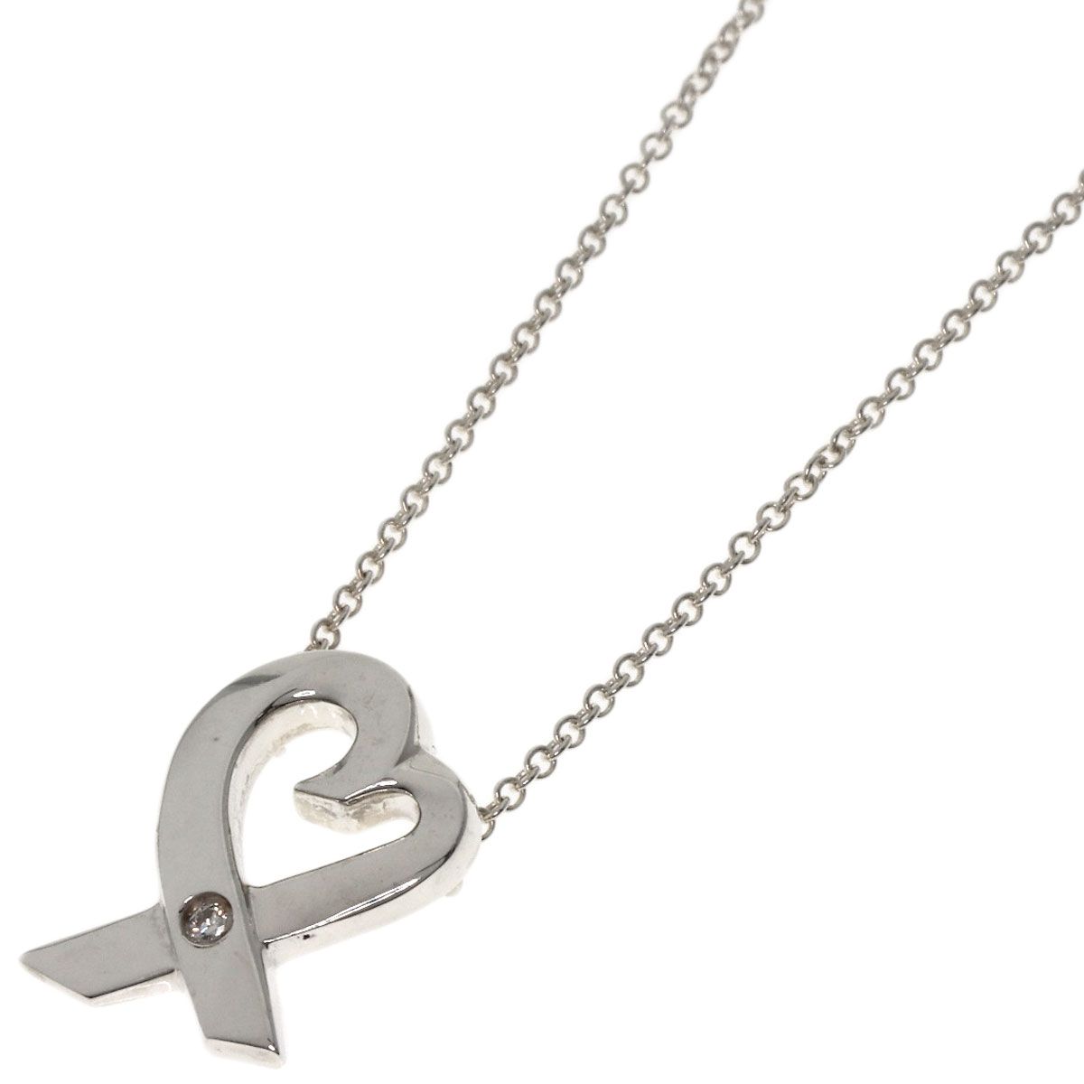 TIFFANY&Co. ティファニー ラビングハート 1P ダイヤモンド ネックレス