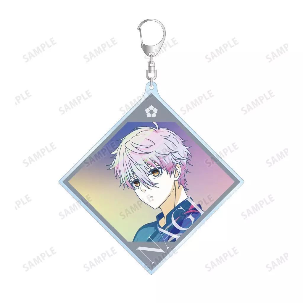 最安値 白 ani-art bigアクリルキーホルダー 新品未開封 中古】キーホルダー 凪誠士郎(試合前の準備中ver.) 描き下ろし Ani-Art