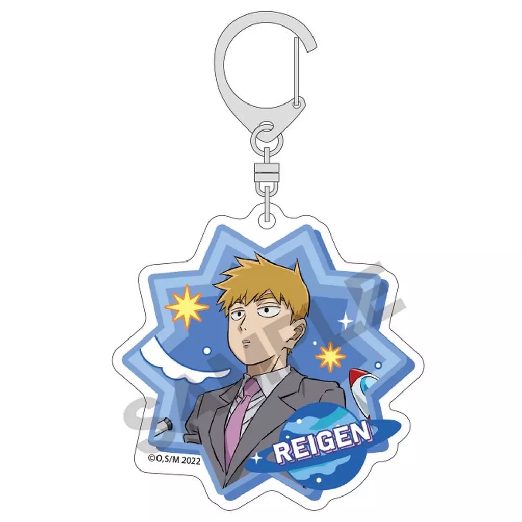 中古】キーホルダー 霊幻新隆(スーツ/半身) 「モブサイコ100 III