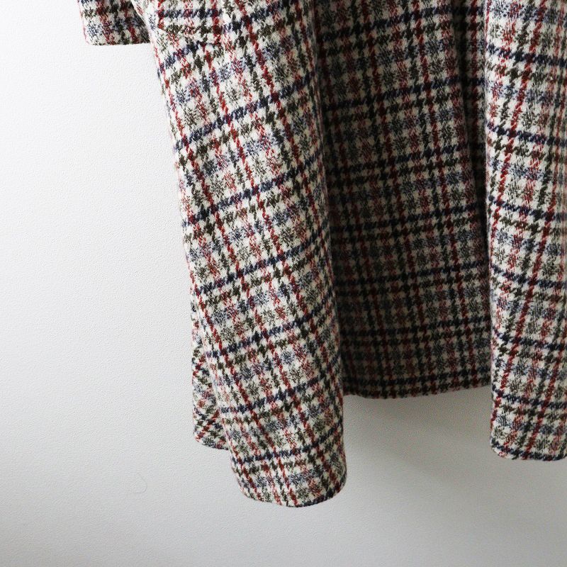 サンプル品 ロイスクレヨン Lois CRAYON プードルボア付け襟チェック