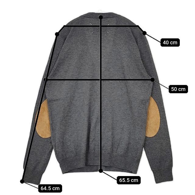 Maison Martin Margiela 14 エルボーパッチ コットンウール ニット