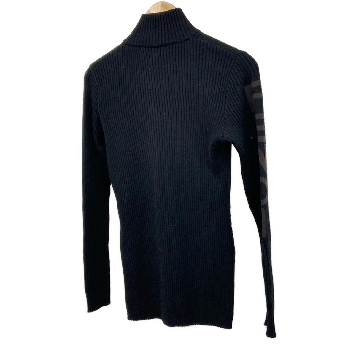 FENDI(フェンディ) カーディガン サイズ44 - 黒×ブラウン 長袖/ジップ