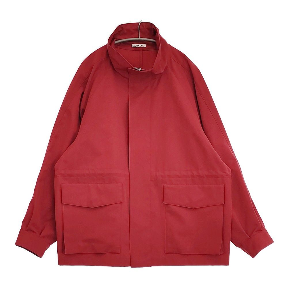 AURALEE WOOL MAX CANVAS HIGH NECK ZIP BLOUSON サイズ3 定価99000円