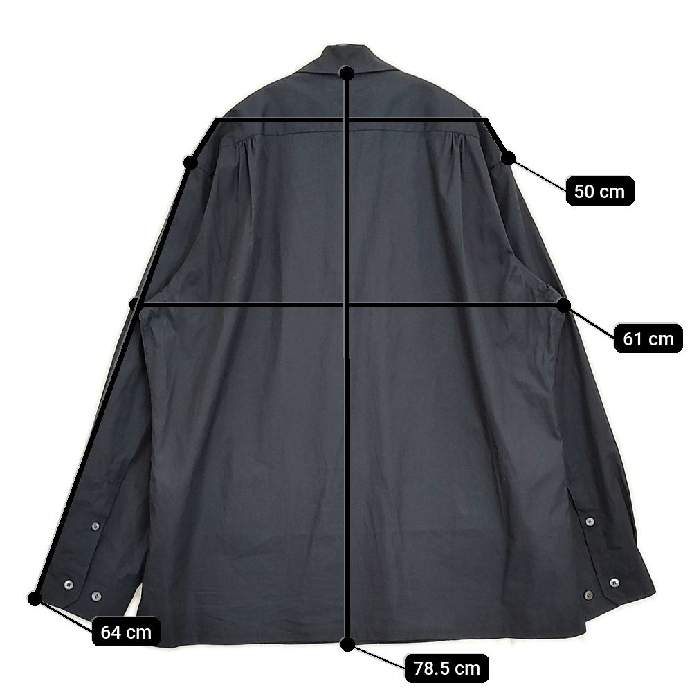 YLEVE COTTON TYPEWRITER CUBAN SH コットン キューバシャツ 定価47300円 サイズ4 長袖シャツ 24SS ネイビー メンズ イレーヴ【中古】5-1115M♪ YLEVE COTTON TYPEWRITER CUBAN SH コットン キューバシャツ 定価47300