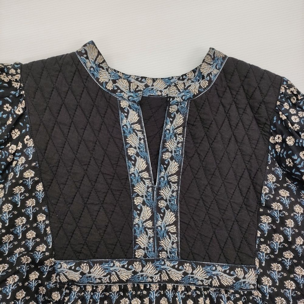 Freada キルトステッチハンドスクリーンワンピース 1814252400055