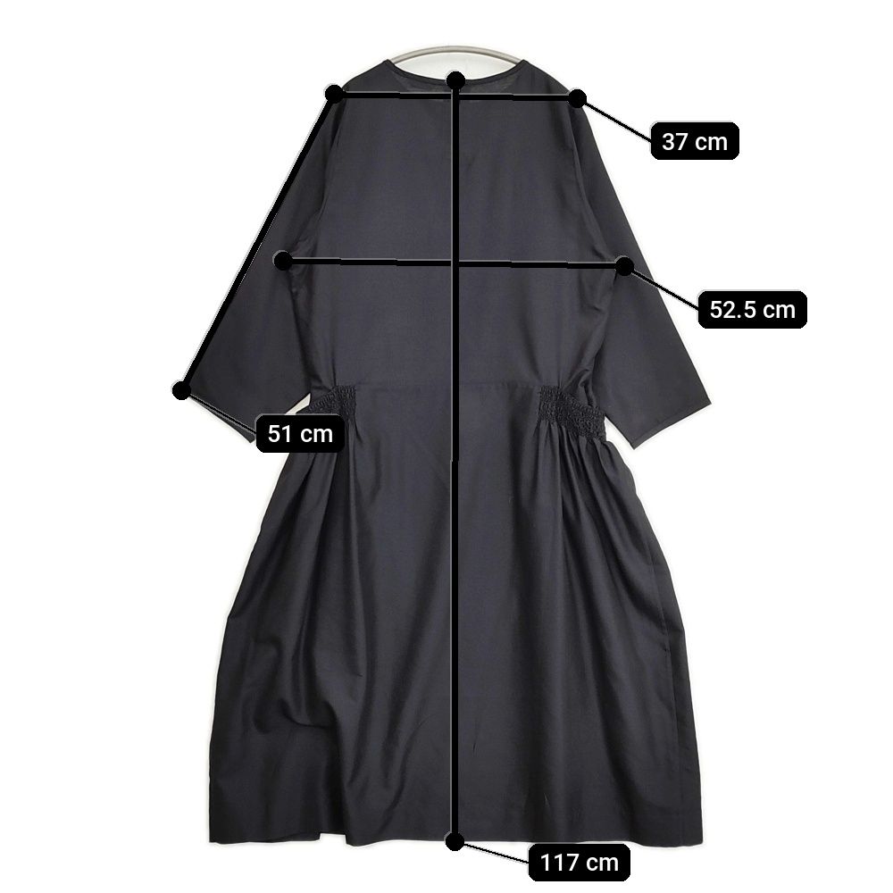 ARTS&SCIENCE SMOCKING DRESS 0213-L5140-3154 サイズ1 ウールシルク