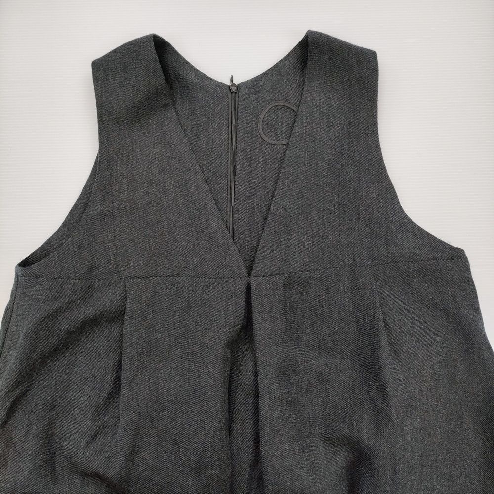【未使用】アトリエダンタン　ウールリネン ジャンプスーツ (ダークグレー) Atelier dantan 未使用 ウールリネンジャンプスーツ〈Dillon〉定価