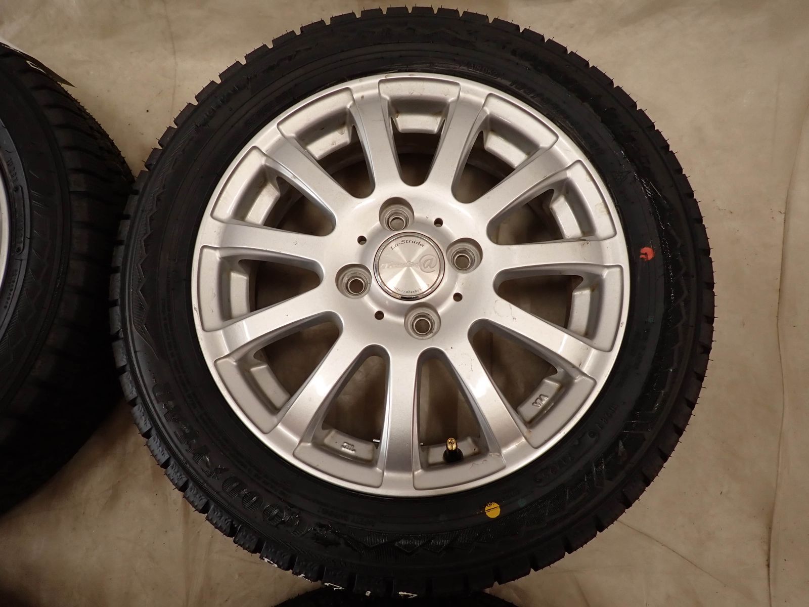  冬 製 4本SET 会社宛 155 65 R 14 4 5 J 75 Q グッドイヤー アイスナビ 8 アルミ フ ワゴン ワゴンR タント NO D 6717 14インチ タイヤ ホイールセット