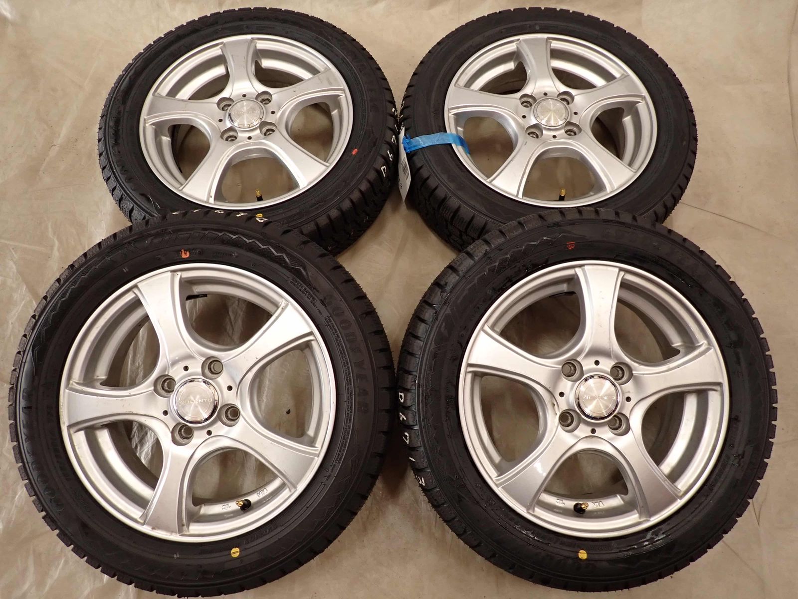  冬 製 4本SET 会社宛 155 65 R 14 4 5 J 75 Q グッドイヤー アイスナビ 8 アルミ フ ワゴン ワゴンR タント NO D 6713 14インチ タイヤ ホイールセット