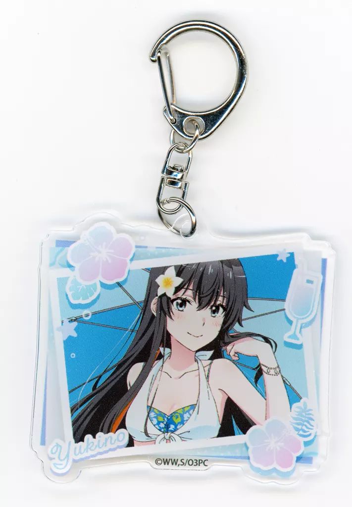 新品未開封 やはり俺の青春ラブコメはまちがっている。　グッズ　雪乃　キーホルダー 中古】キーホルダー 雪ノ下雪乃(バストアップ) 「やはり俺の青春