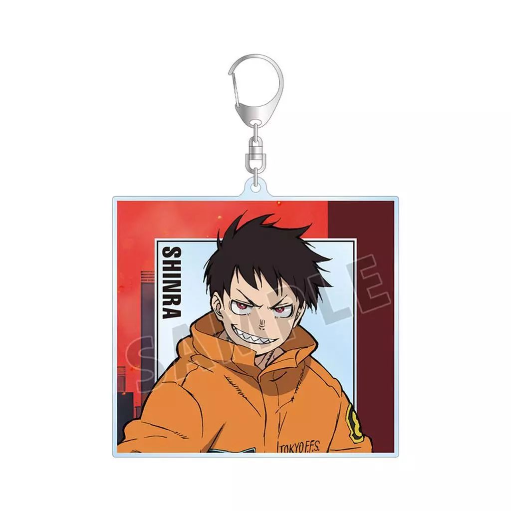 中古】キーホルダー 森羅日下部 BIGアクリルキーホルダー 「炎炎ノ消防