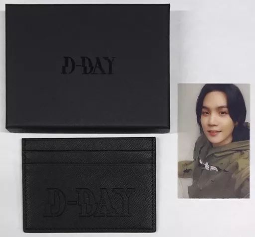 雑貨 Agust D シュガ カードホルダー ブラック D-DAY