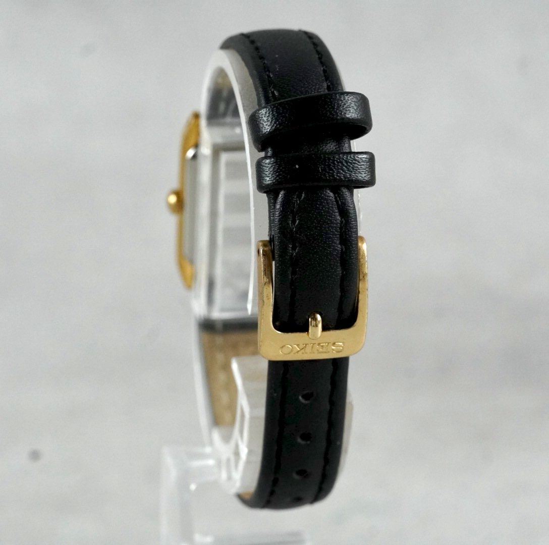 【稼働・新品電池】セイコー V401-5670 レクタンギュラー ローマン 新品電池交換済】 SEIKO セイコー V401-5670 レディース 腕時計