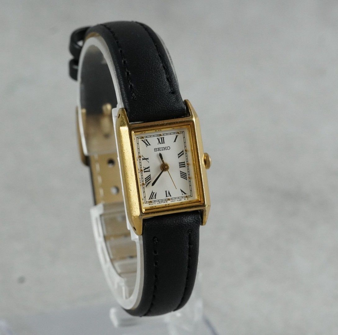 新品電池交換済】 SEIKO セイコー V401-5670 レディース 腕時計