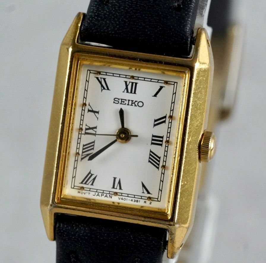 新品電池交換済】 SEIKO セイコー V401-5670 レディース 腕時計