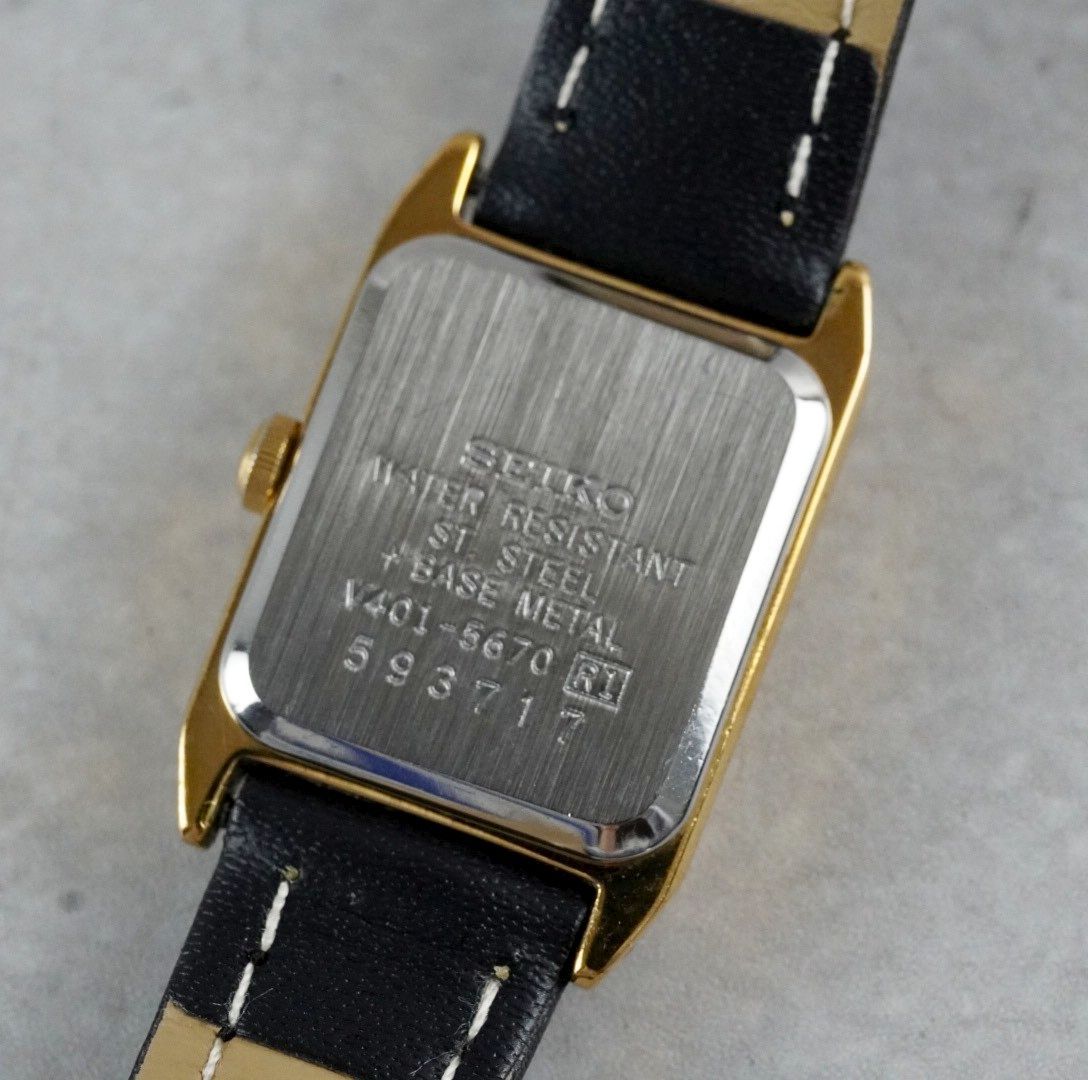 新品電池交換済】 SEIKO セイコー V401-5670 レディース 腕時計