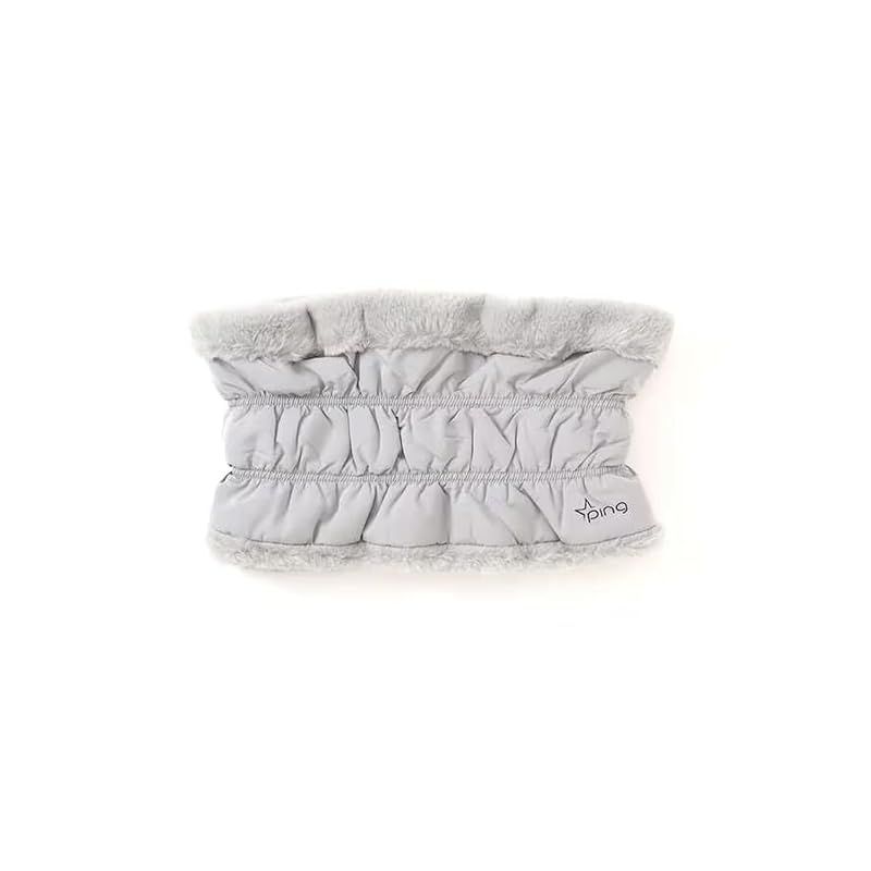 彡 ピン アパレル レディース ネックウォーマー 内側 フリース素材 ゴルフ 防寒 622-4283006 020_グレー FR