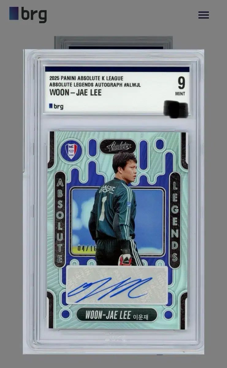 Kリーグ アブソリュート 水原三星ブルーウィングス イ ウンジェ 16 オート