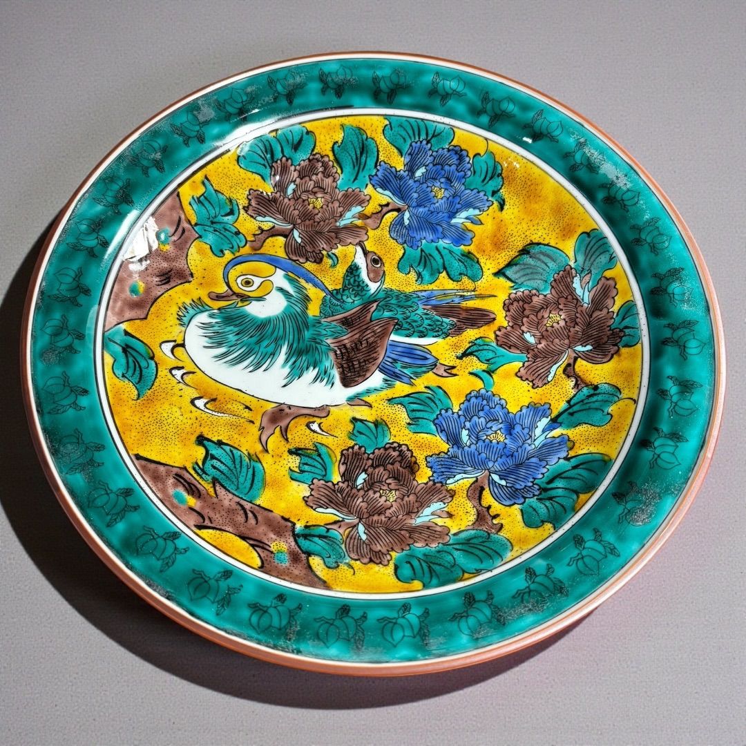 鳥の陽刻 絵皿 古美術 古道具 アンティーク 鳥の陽刻 絵皿 古美術 古道具 アンティーク