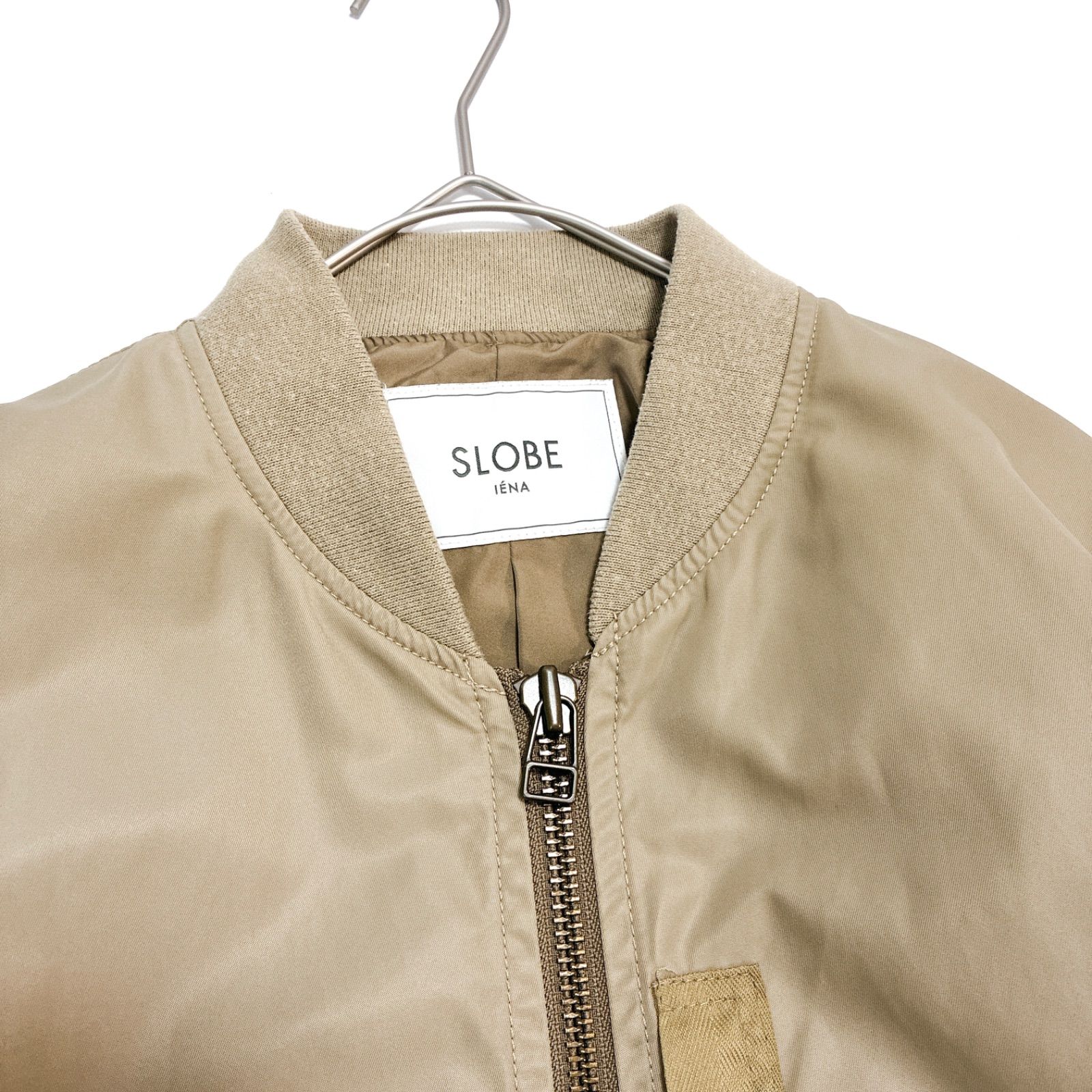 2023 / SLOBE IENA スローブイエナ / ナイロンツイルMA-1 / ベージュ
