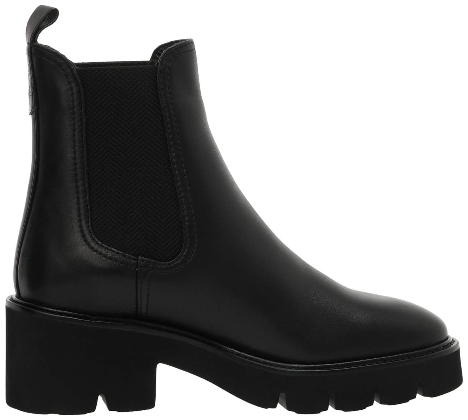 トラックソールサイドゴアショートブーツ