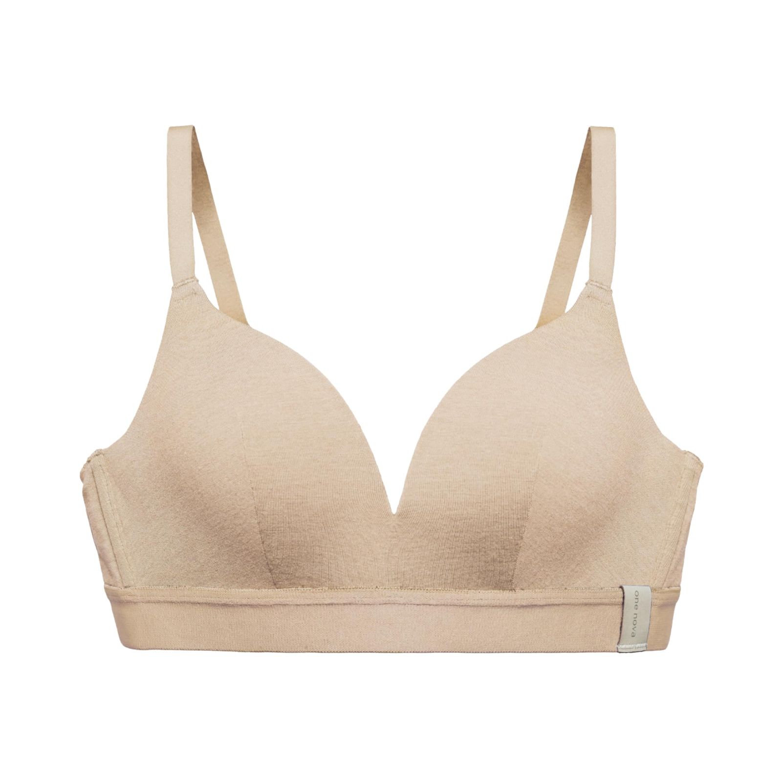 one nova まるで着けてない着心地 とにかく楽なノンワイヤーブラ シルクのような柔らかさ 汗トラブル解消 蒸れない 臭わない 冷えない痛くない 敏感肌に 天然由来繊維 メリノウール モダール ヨガ 登山 アウトドア スポーツ 立体構造 JP