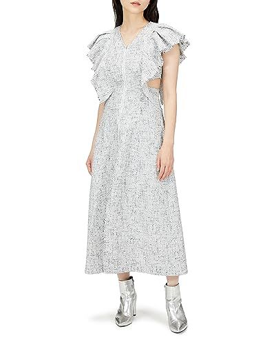 リリーブラウン フロントファスナーフリルワンピース レディース MIX