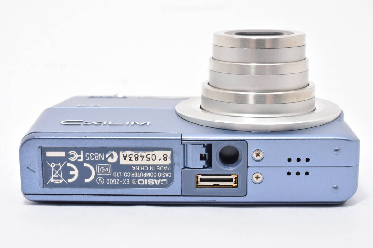  カシオ CASIO EXILIM EX Z 600 ブルー K 385 3801 コンパクトデジタルカメラ デジタルカメラ