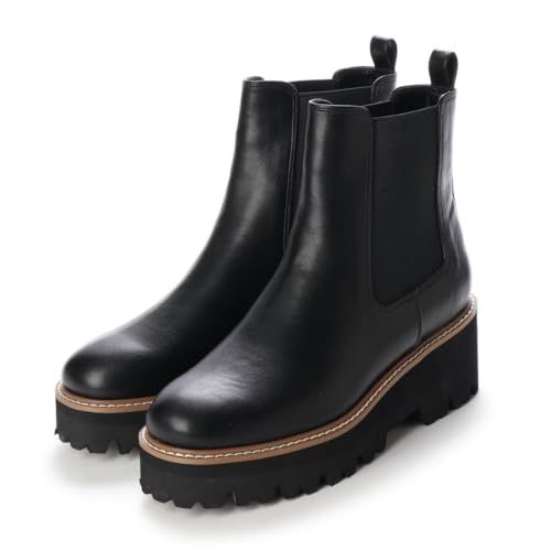 イーボル ファッションブーツ 厚底トラックソールサイドゴアブーツ