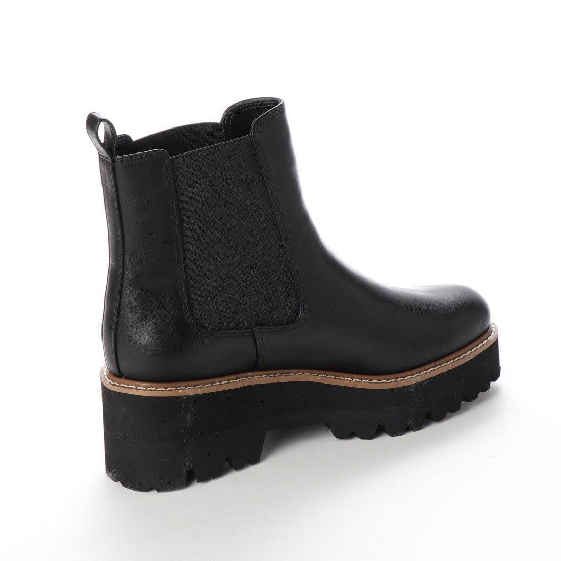 厚底トラックソールサイドゴアブーツ