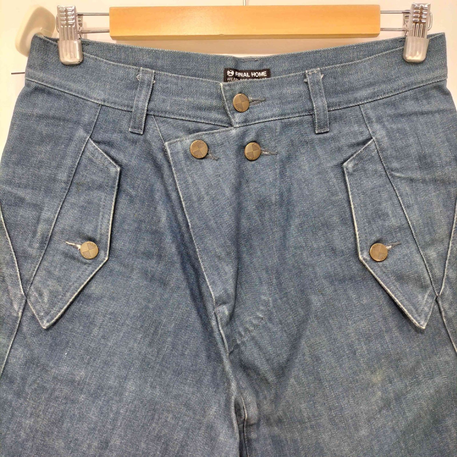 FINAL (ファイナルホーム) 00s Y2K archive 切替 サバイバル デニム ハーフパンツ メンズ  XXS【中古】【ブランド古着バズストア】 ファイナルホーム FINAL HOME 00s Y2K archive 切替 サバイバル デニム