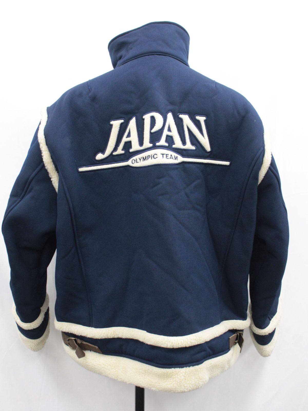 ◇【ミズノ】長野冬季オリンピック日本代表ボアジャケット 1998年 プリントロゴ MIZUNO - MIZUNO 1998年長野オリンピック 日本選手団レプリカ ボア